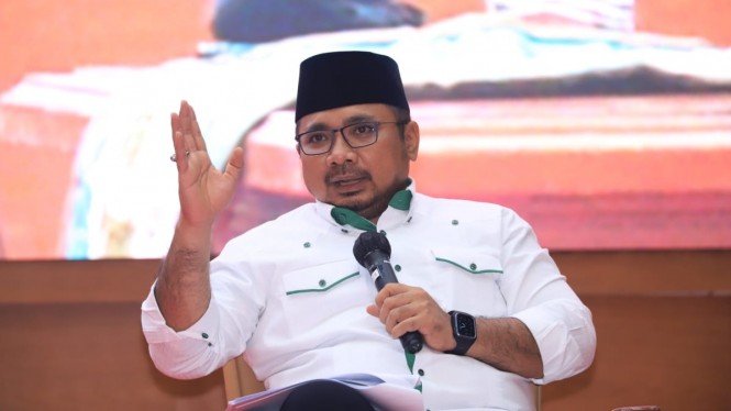 Menag Yaqut Bandingkan Aturan Sepiker Masjid dengan Gonggongan Anjing