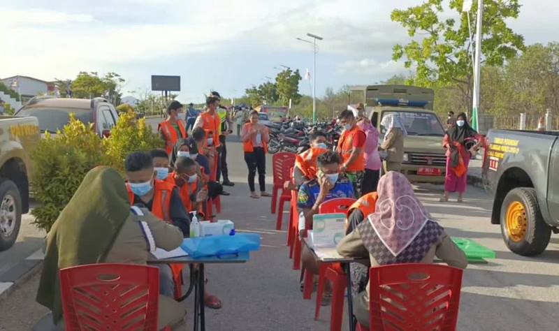 Puluhan Warga Terjaring Razia Prokes di Karimun
