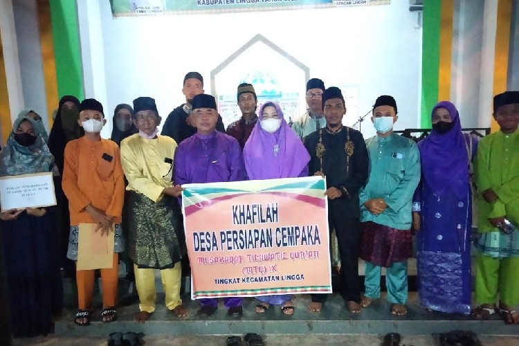 Desa Persiapan Cempaka Raih Juara Umum MTQ Ke-IX Kecamatan Lingga