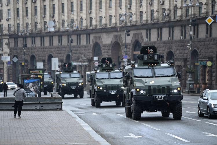 Tentara Ukraina Bertempur Sengit Lawan Pasukan Rusia yang Kian Dekati Kiev