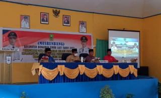 Ketua Komisi III DPRD Natuna Hadiri Musrenbang di Kecamatan Bunguran Timur Laut
