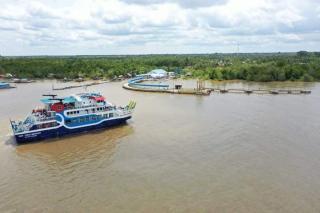 Pelayaran Perdana Kapal Ro-Ro KMP Tirus, Diupayakan Rute Meranti-Kepri