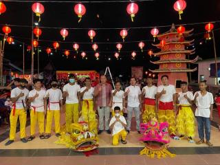 Barongsai Akhirnya Tampil saat Perayaan Cap Go Meh di Klenteng Pu Tek Chi Ranai