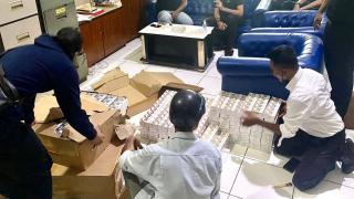Bea Cukai Selatpanjang Sita Rokok Ilegal dari Batam