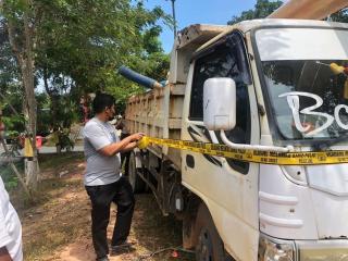 Polisi Kembali Tangkap Bos Tambang Pasir Ilegal di Nongsa