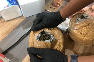 Bea Cukai Batam Amankan Ganja Asal Aceh dalam Kaleng Biskuit
