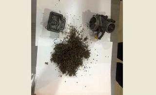 Ganja Dalam Sparepart Motor Terendus Anjing Pelacak Bea Cukai Batam