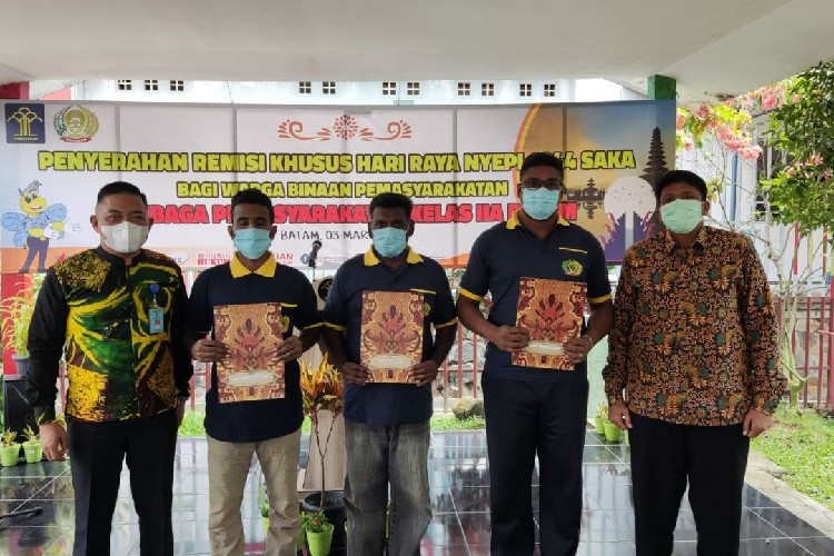 15 Napi di Kepri Dapat Remisi Khusus Hari Raya Nyepi