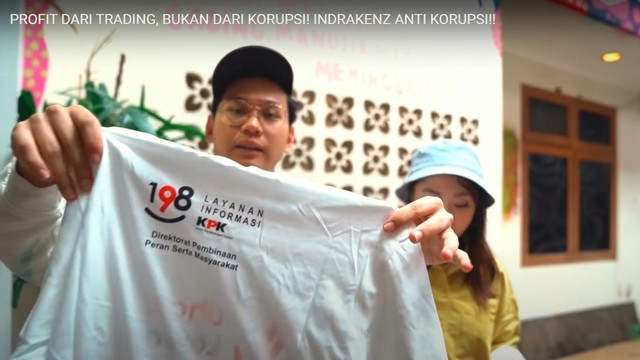 Indra Kenz Pernah Jadi Bintang Iklan KPK Kampanye Lawan Korupsi