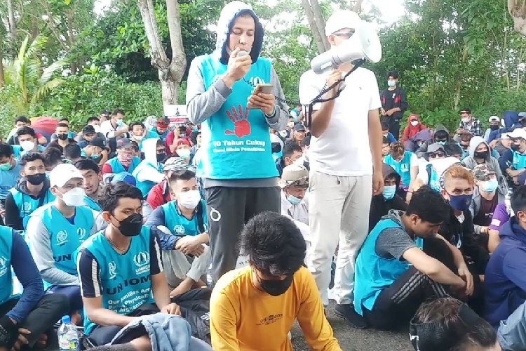 Demo Imigran Afghanistan di Tanjungpinang, Tuntut Keadilan UNHCR