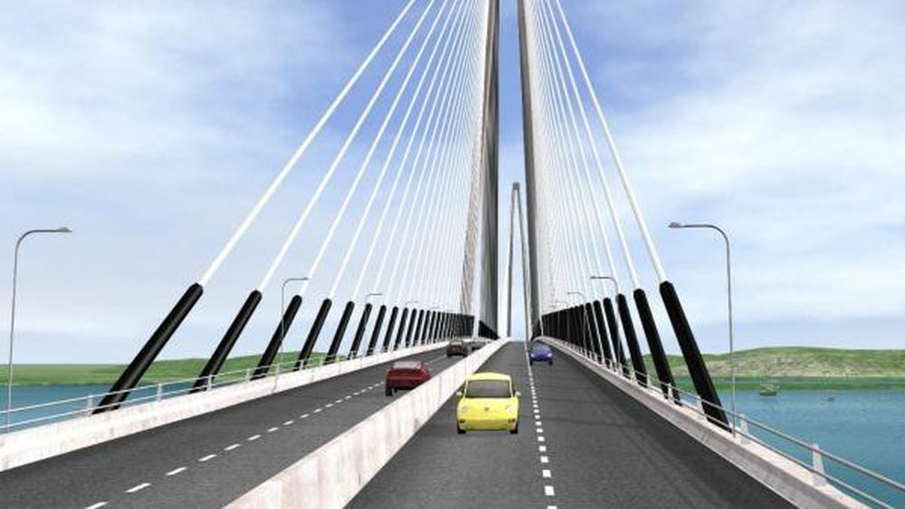 Penampakan Jembatan Babin, Calon Jembatan Terpanjang di RI
