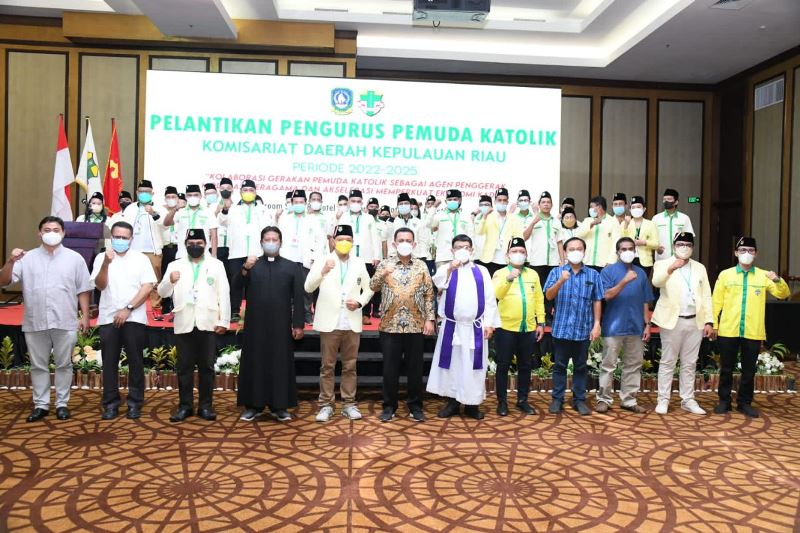 Gubernur Ansar Hadiri Pelantikan Pengurus Pemuda Katolik Komda KepriÂ 