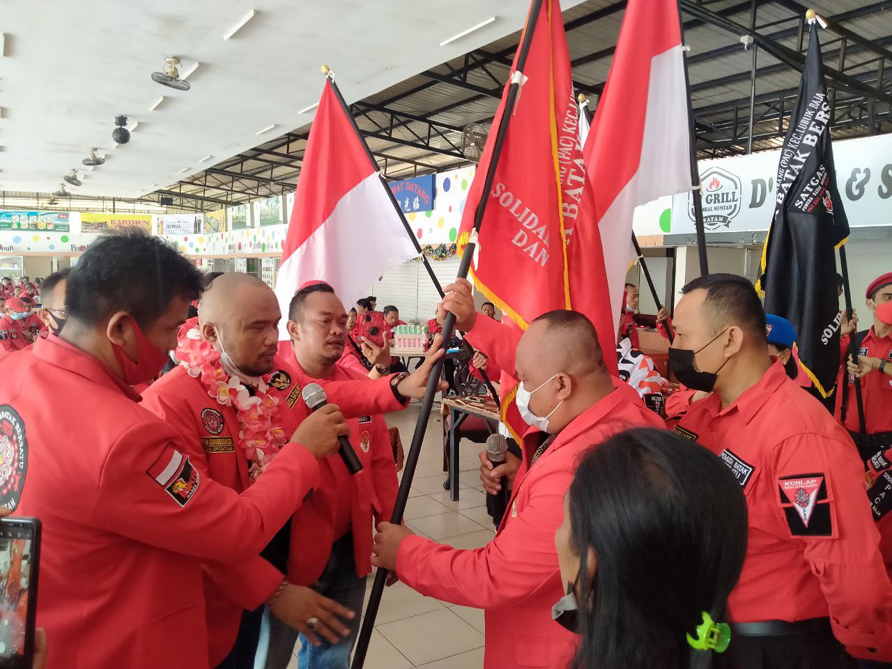Pengurus PAC Pemuda Batak Bersatu Lubuk Baja Dikukuhkan