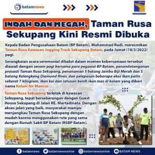 INFOGRAFIS: Indahnya Taman Rusa Sekupang