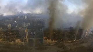 Kapal Perang Rusia Bombardir Mariupol Ukraina dari Laut Azov