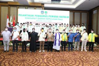 Gubernur Ansar Hadiri Pelantikan Pengurus Pemuda Katolik Komda KepriÂ 