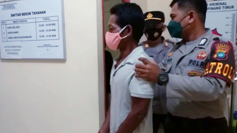 Siram Air Panas ke Istri dan Anak Tiri, Pria di Tanjungpinang Diciduk Polisi