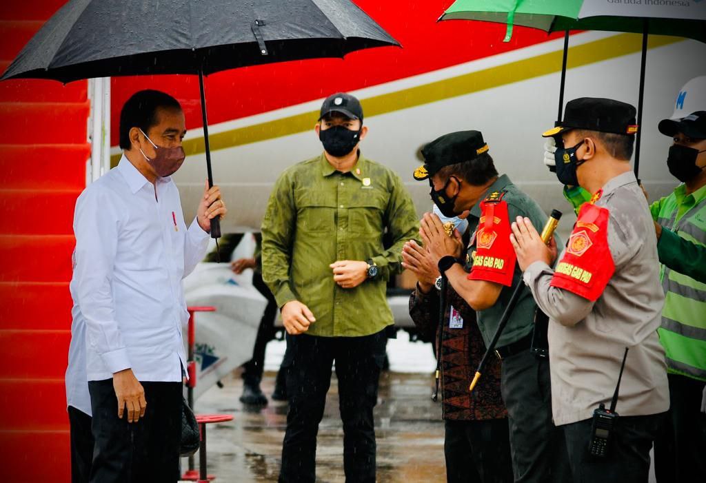 Bentangkan Kain Kafan saat Kedatangan Jokowi, Pria di Jambi Diamankan TNI