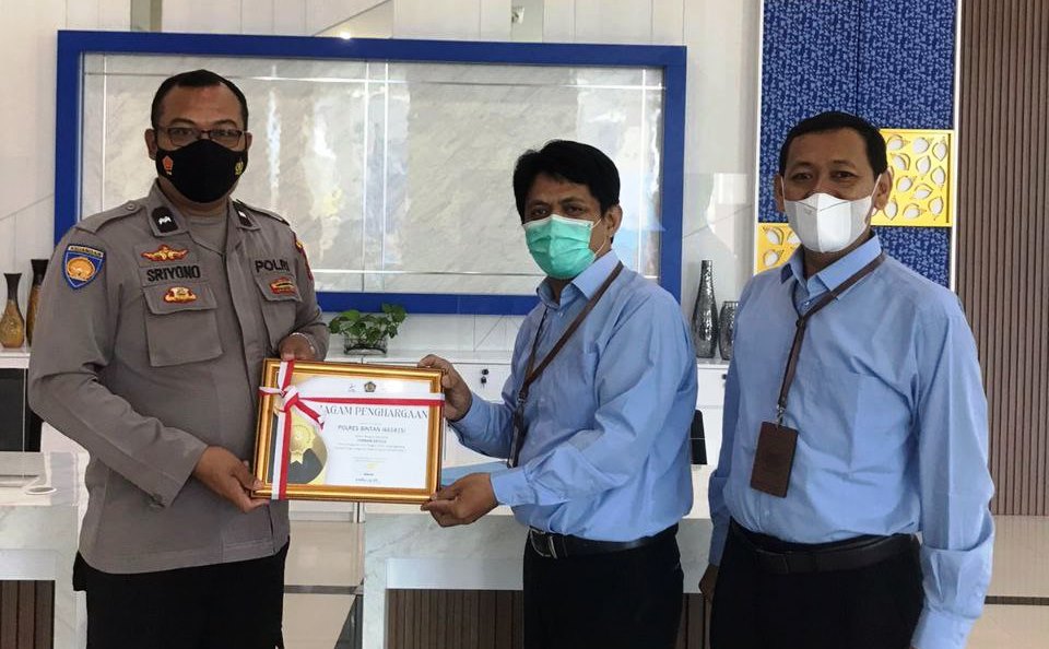 Polres Bintan Terima Penghargaan dari KPPN Tanjungpinang
