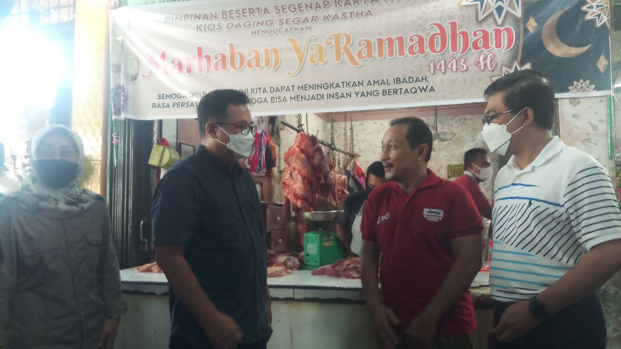 Tim Kementan RI Ingin Berikan Efek Pantau Sembako di Pasar Bestari Tanjungpinang