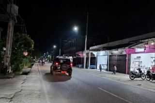Sejumlah Ruas Jalan di Kota Ranai Natuna Mulai Diterangi PJU