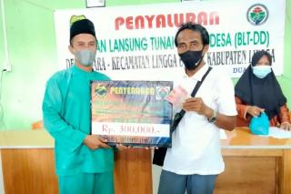 Terima BLT DD, 164 Keluarga di Desa Duara Lingga Kantongi Rp 300 Ribu