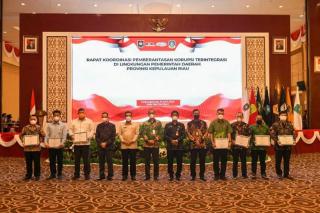 Pemkab Lingga Raih Predikat Pencegahan Korupsi Tertinggi dari KPK