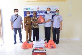 PT Timah Sebar Ribuan Paket Sembako di Kundur Utara dan Tebing Karimun