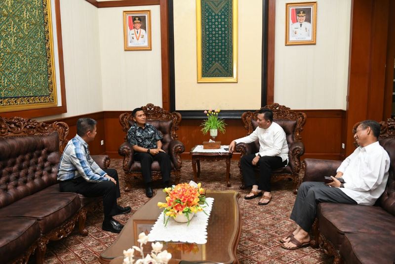 Ansar Sambut Danlantamal IV Tanjungpinang yang Baru