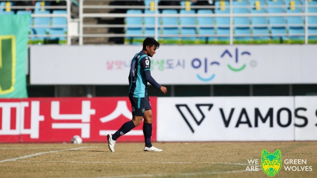 Asnawi Mangkualam Cedera saat Bela Ansan Greeners