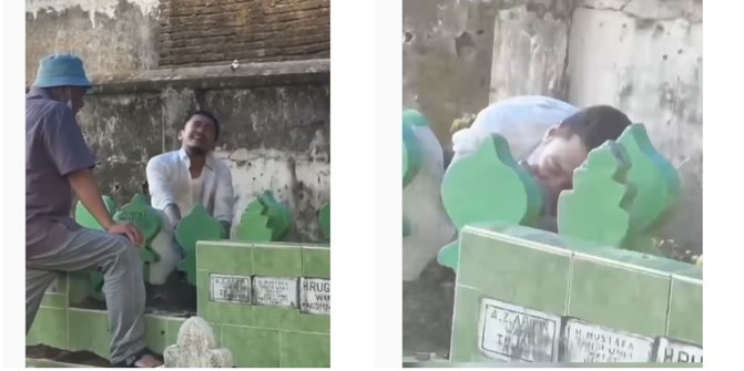 Kisah Pilu Polisi Muda Istri Meninggal Usai Melahirkan, Tangisnya Pecah di Pusara