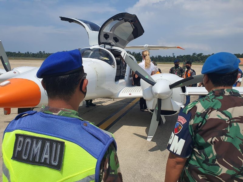TNI AU Periksa Pilot dan Geledah Pesawat Asing yang Terbang Ilegal