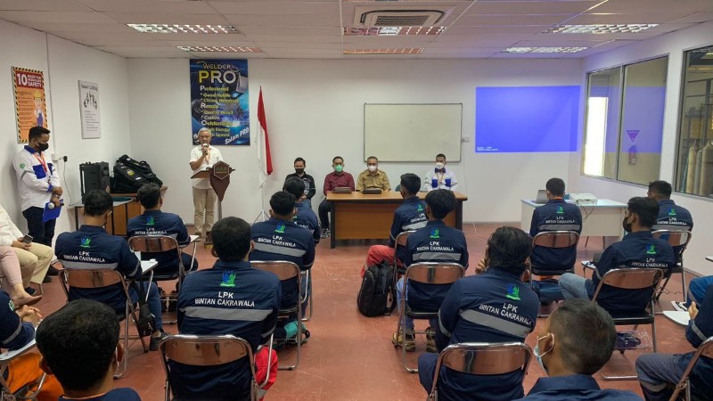 LPK Bintan Cakrawala Beri Pelatihan Welder ke Pemuda Tempatan