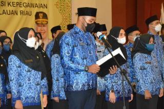 Pesan Gubernur Kepri ke PNS: Harus Profesional dan 