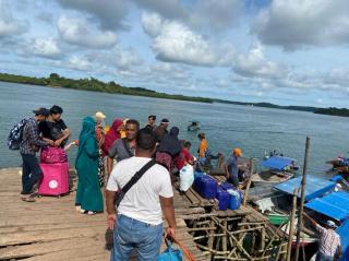 Menengok Aktivitas Mudik Warga Pulau-pulau Hinterland di Batam