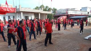PDIP Bintan Gelar Senam Indonesia Cinta Tanah Air Serentak