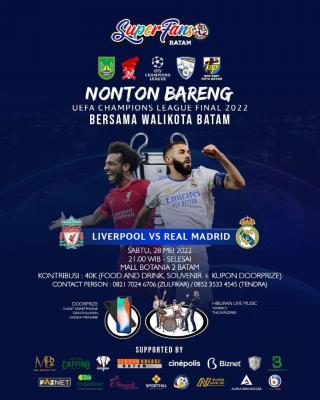 PRMI Batam Gelar Nobar Final Champions League, Optimis Madrid Juara