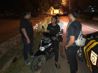 Polres Bintan Sweeping Pengunjung Lokasi Nobar Final Liga Champions 