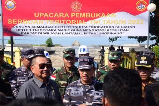 Pulau Penyengat dan Kampung Bugis Jadi Fokus Serbuan Teritorial Lantamal IV