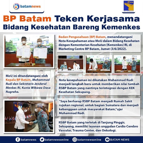 INFOGRAFIS: Kemenkes Dukung Pengembangan RS BP Batam