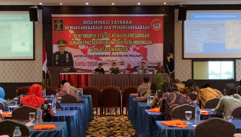 Kemenkumham Kepri Gelar Diseminasi Layanan Kewarganegaraan di Karimun
