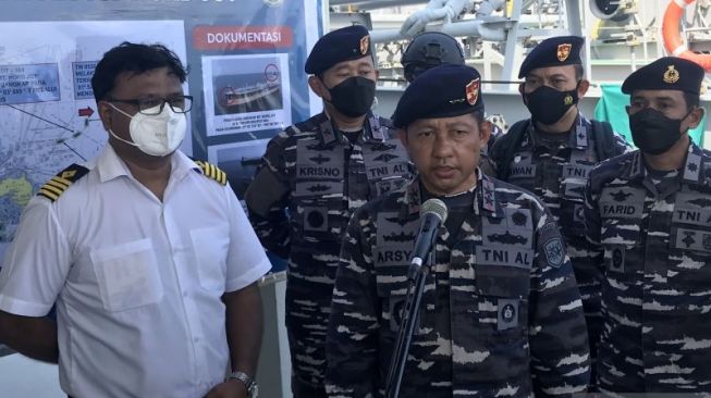 Pangkoarmada I Bantah Perwiranya Minta Rp 5,4 Miliar Lepaskan Tanker Panama 