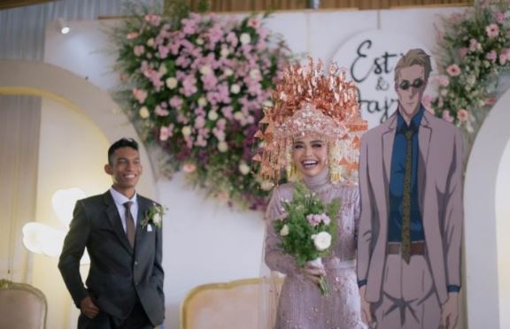 Viral Pernikahan Wibu, Mempelai Pria Pasrah 