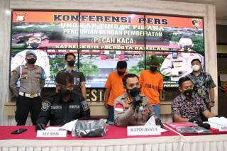 Polisi Ringkus 2 Maling Modus Pecah Kaca di Batam, Pelaku Residivis