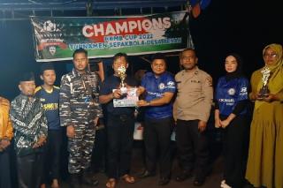 Camat Ardiansyah Tutup Kejuaraan Sepakbola HKMB Cup 2022