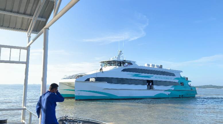 Kapal MV Putri Anggreni Ramaikan Pelayaran Jalur Batam-Johor