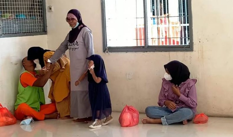 Potret Haru Warga Binaan Melepas Rindu di Rutan Karimun