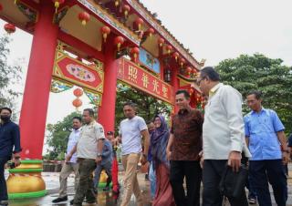 Pemprov Kepri Bangun Jalan Baru ke Vihara Sasana Dharma Tanjungpinang