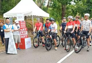 Charity To Bintan 2022, Dubes Suryopratomo Jajal Trek Sepeda 45 Km