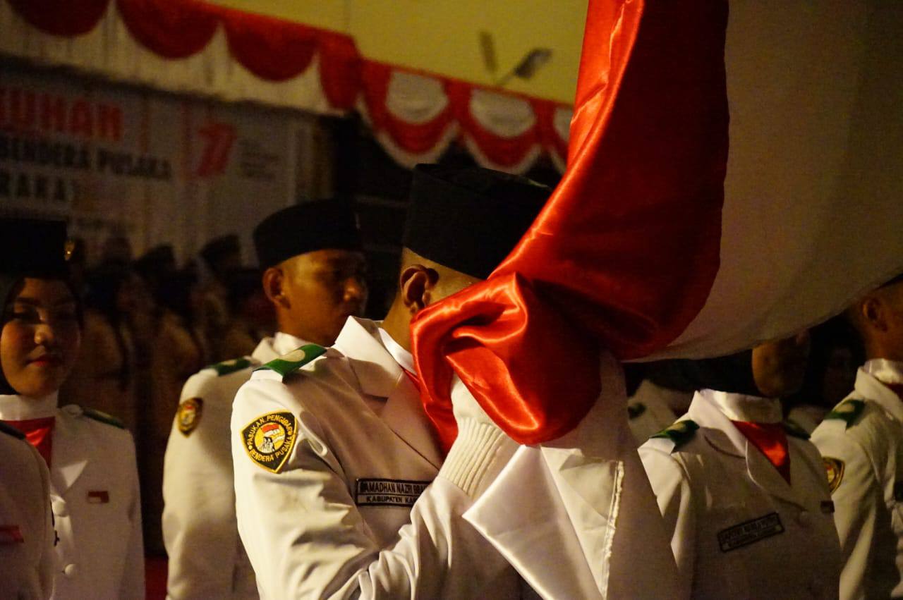 Haru dan Hikmat Warnai Pengukuhan Paskibraka Karimun 2022